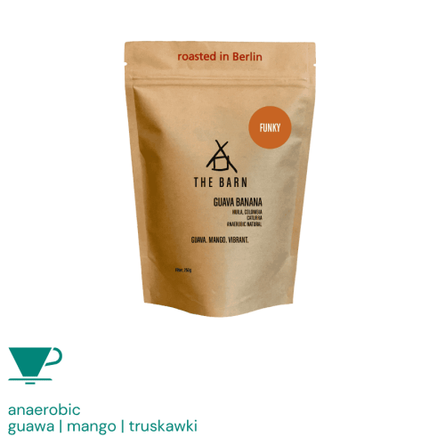 The Barn Kolumbia El Vergel Guava Banana filtr 250 g | CoffeeLove