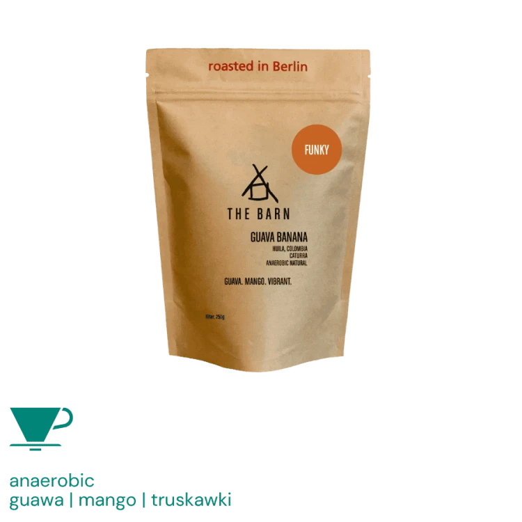 The Barn Kolumbia El Vergel Guava Banana filtr 250 g | CoffeeLove