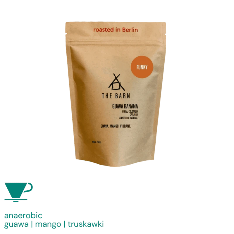 The Barn Kolumbia El Vergel Guava Banana filtr 250 g | CoffeeLove