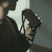 Kinto Futo bottle sling bag black | CoffeeLove