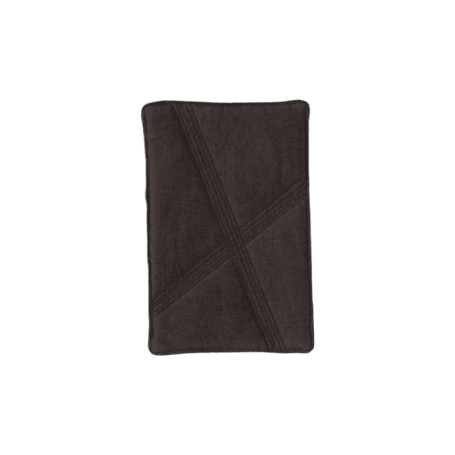 Kinto Futo linen pot holder 200x130mm charcoal