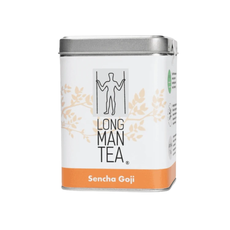 Long Man Tea Sencha Goji herbata w puszce 120g | CoffeeLove