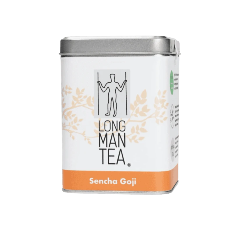Long Man Tea Sencha Goji herbata w puszce 120g | CoffeeLove