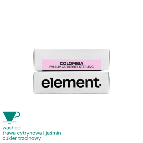 element. Kolumbia Familia Gutierrez Sterling filter 100 g | CoffeeLove