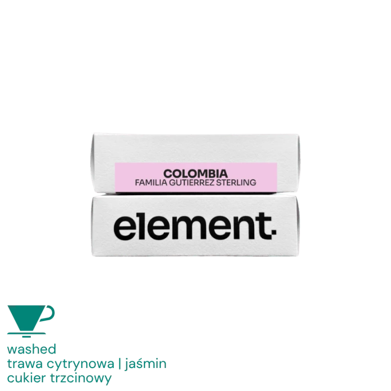 element. Kolumbia Familia Gutierrez Sterling filter 100 g | CoffeeLove