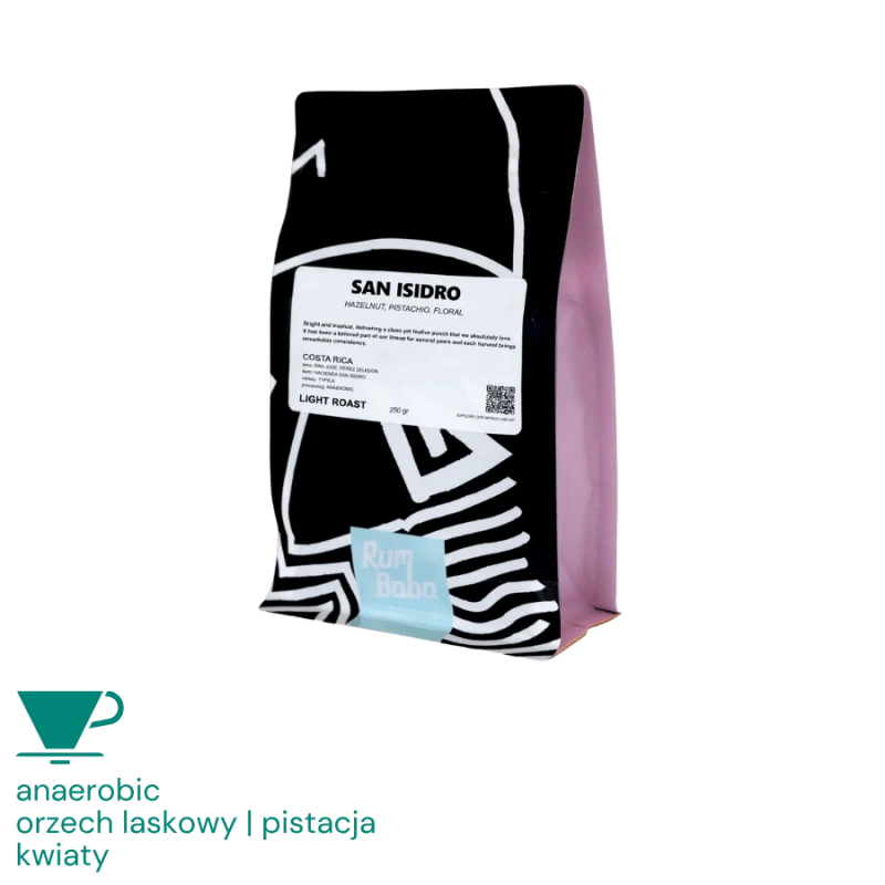 Rum Baba Kostaryka San Isidro filter 250 g | CoffeeLove