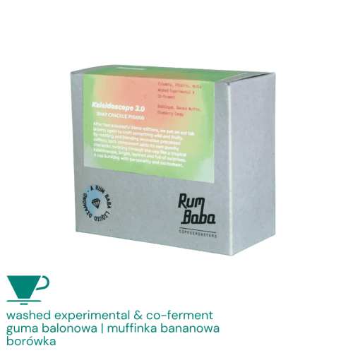 Rum Baba Kolumbia Kaleidoscope 3.0 filter 200 g - seria Liquid Diamond