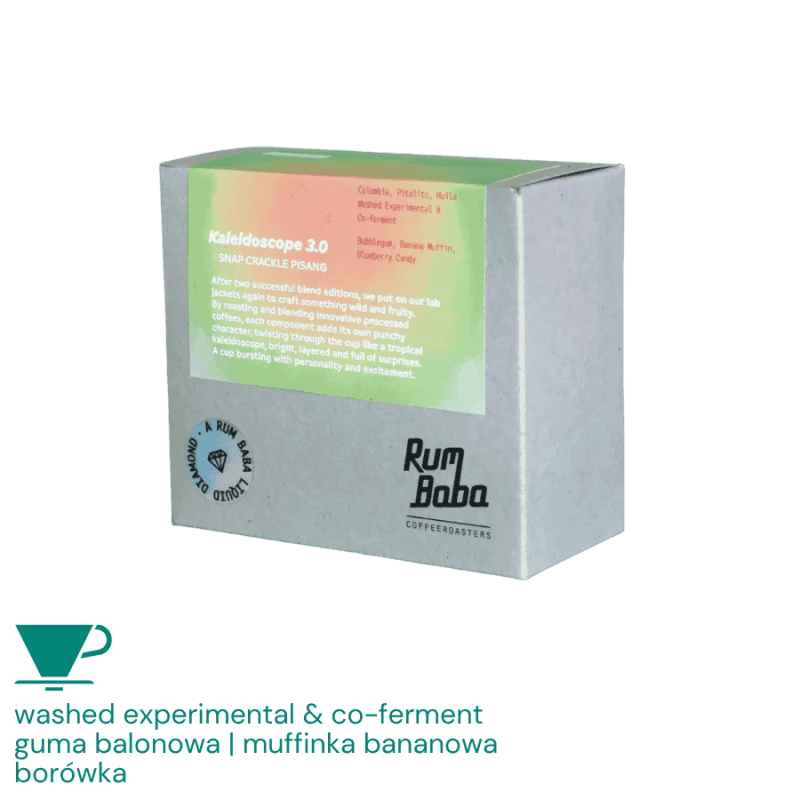 Rum Baba Kolumbia Kaleidoscope 3.0 filter 200 g | CoffeeLove