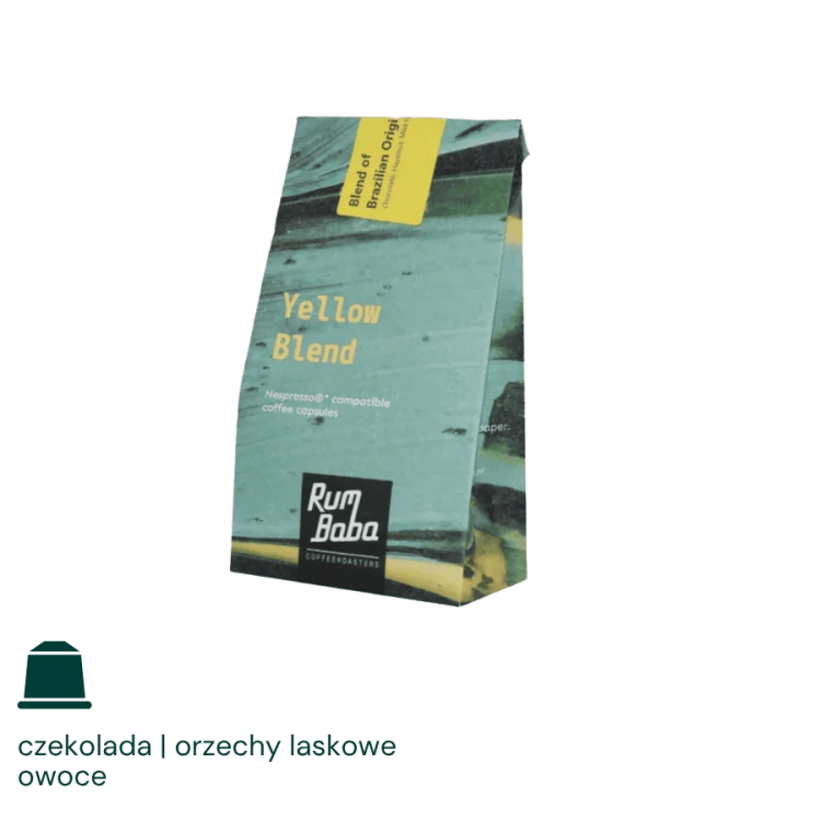 Rum Baba Coffee Capsules - Yellow Blend 10 sztuk | CoffeeLove