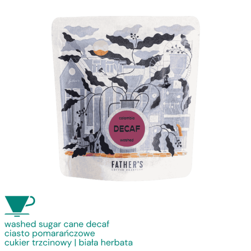 Father's Coffee Kolumbia DECAF Atunkaa filter 250 g bezkofeinowa | CoffeeLove