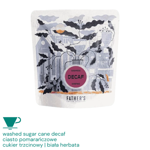 Father's Coffee Kolumbia DECAF Atunkaa filter 250 g bezkofeinowa