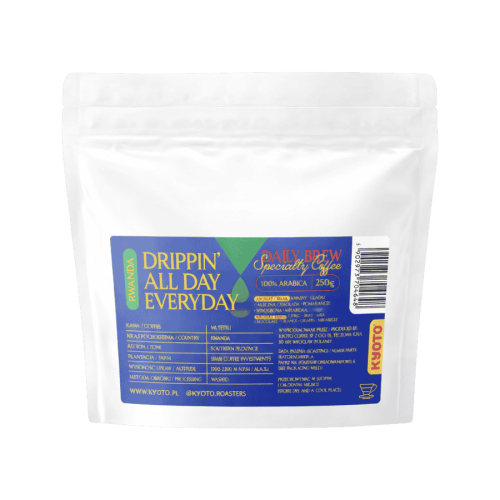 Kyoto Drippin' All Day Everyday Rwanda Muteteli filter 250 g | CoffeeLove