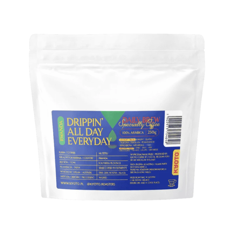 Kyoto Drippin' All Day Everyday Rwanda Muteteli filter 250 g | CoffeeLove