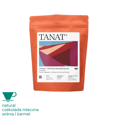 Tanat Coffee Kolumbia CGLE Potosi [Mandela Natural] filter 200 g