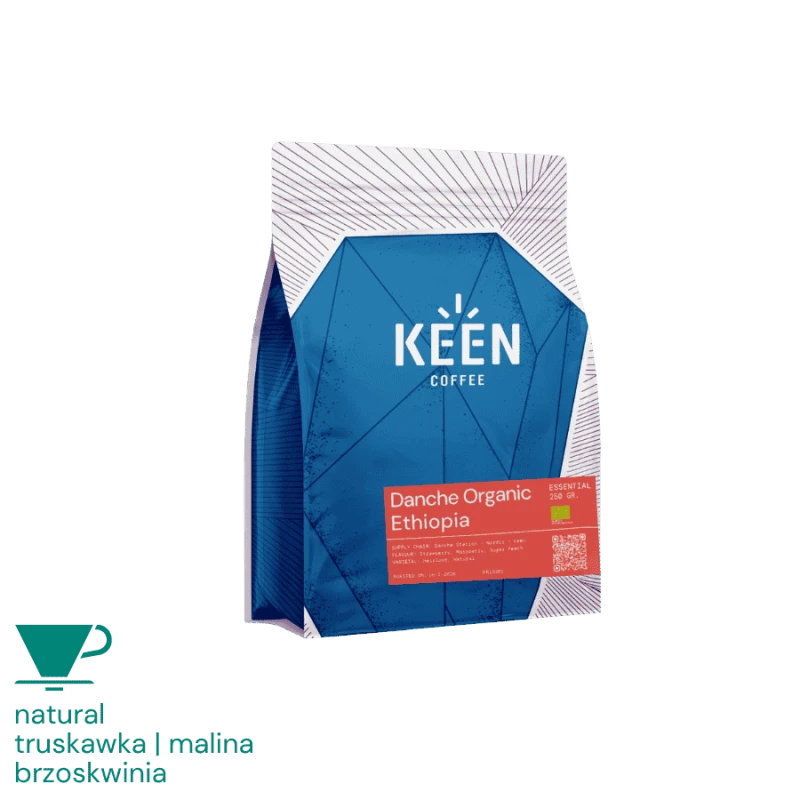 Keen Coffee Etiopia Danche Organic filter 250 g | CoffeeLove