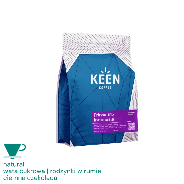 Keen Coffee Indonesia Frinsa filtr 250 g | CoffeeLove