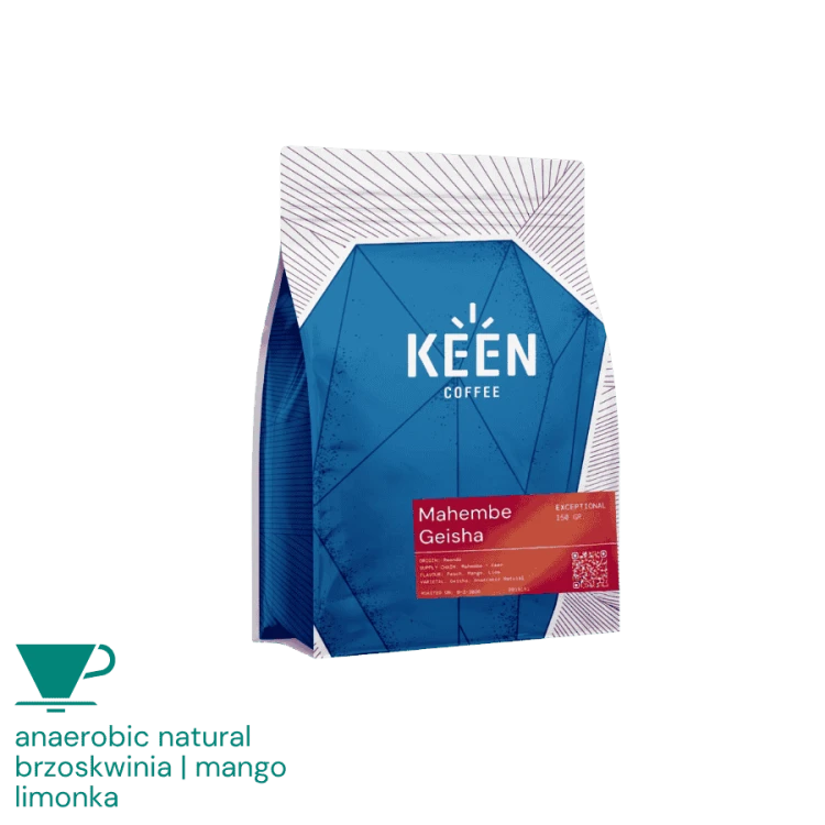 Keen Coffee Rwanda Mahembe Geisha filter 150 g | CoffeeLove