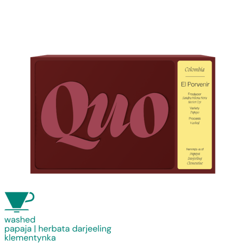 Quo Kolumbia Finca El Porvenir Papayo filter 200 g | CoffeeLove