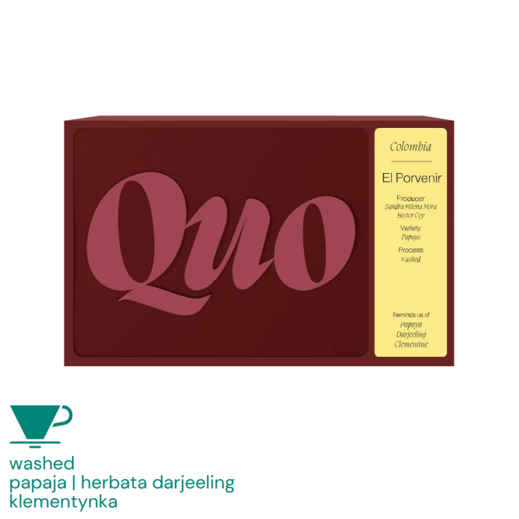 Quo Kolumbia Finca El Porvenir Papayo filter 200 g | CoffeeLove