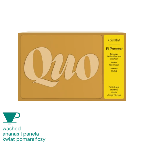 Quo Kolumbia Finca El Porvenir Pink Bourbon filter 200 g