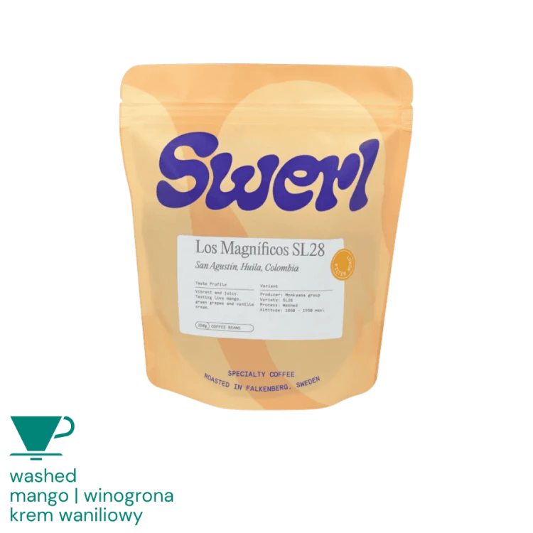 Swerl Kolumbia Los Magnifícos SL28 filter 250 g | CoffeeLove