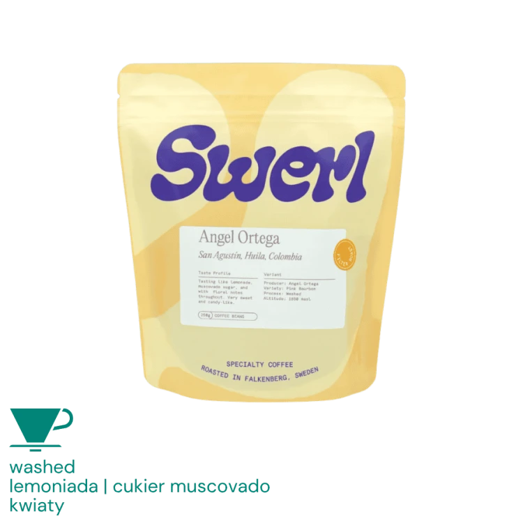 Swerl Coffee Kolumbia Angel Ortega filter 250 g | CoffeeLove