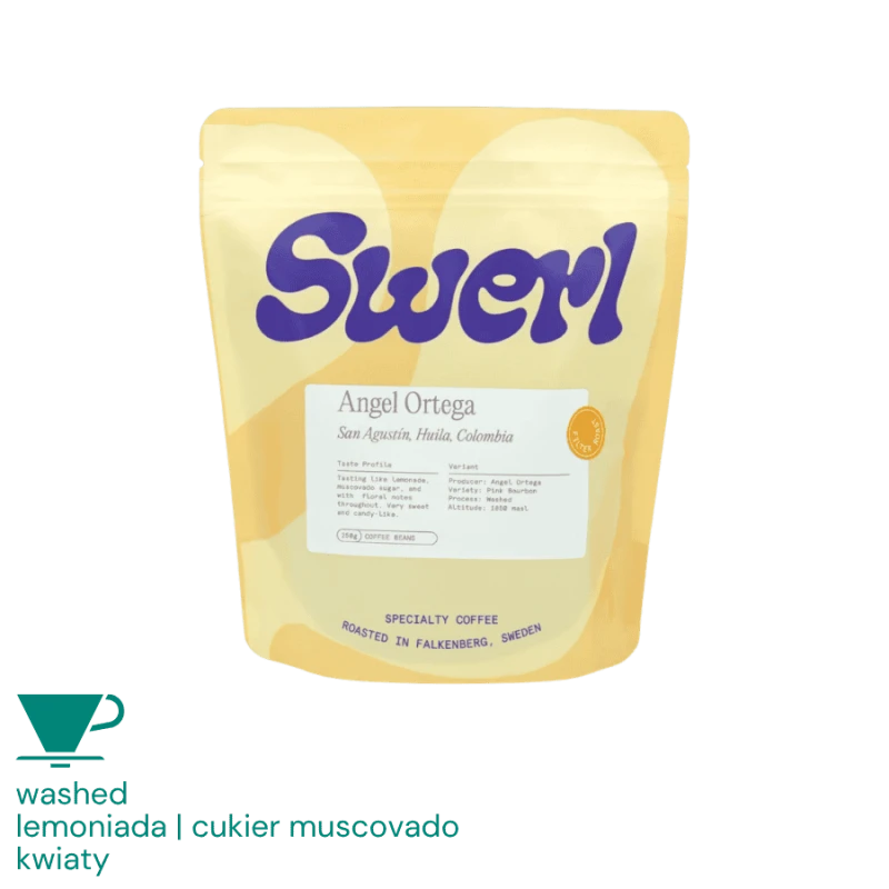 Swerl Coffee Kolumbia Angel Ortega filter 250 g | CoffeeLove