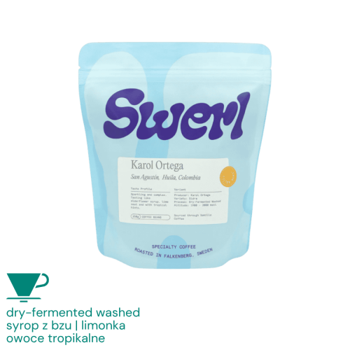 Swerl Coffee Kolumbia Karol Ortega filter 250 g | CoffeeLove