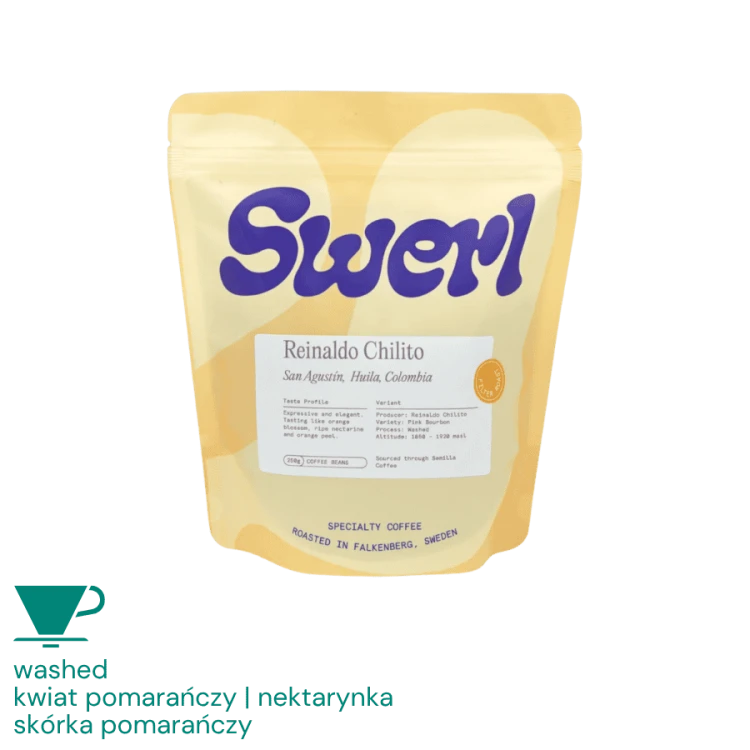 Swerl Coffee Kolumbia Reinaldo Chilito filter 250 g | CoffeeLove