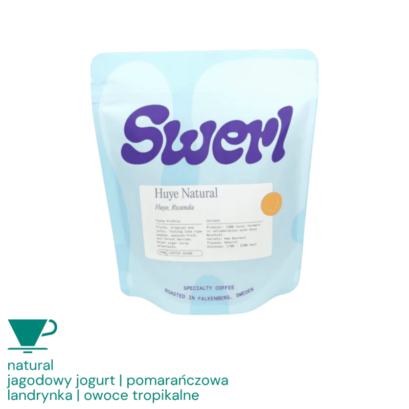 Swerl Coffee Rwanda Huye filter 250 g | CoffeeLove