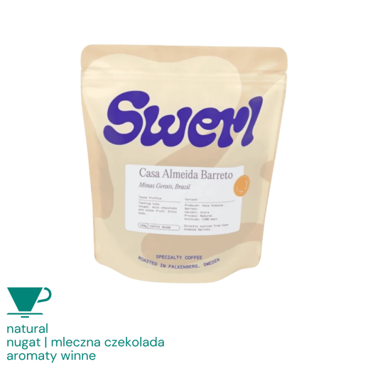 Swerl Brazylia Casa Almeida Barreto filter 250 g | CoffeeLove