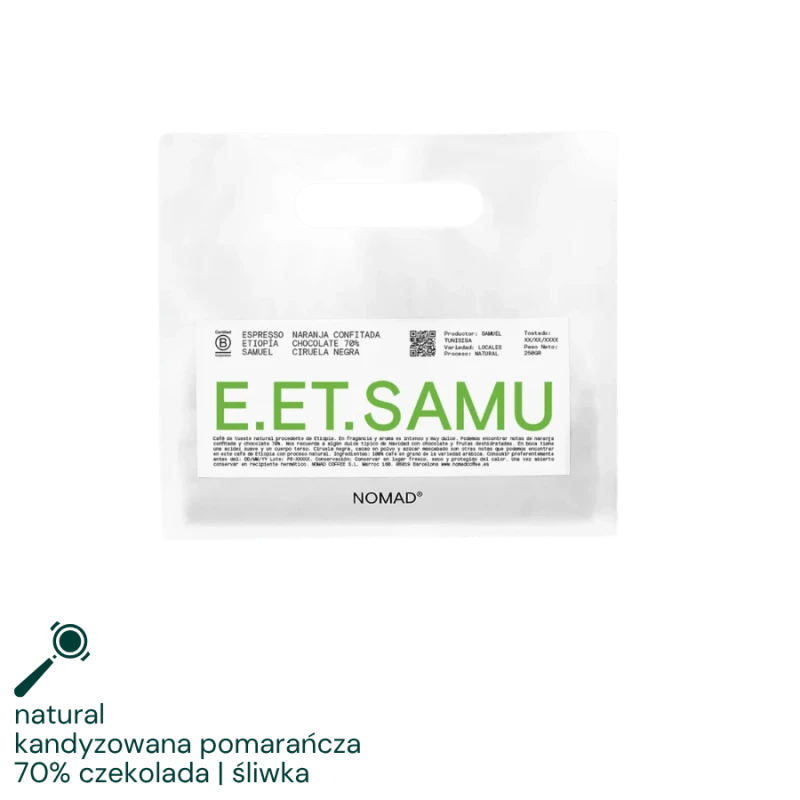 Nomad Coffee Etiopia Samuel Tunisisa 250 g | CoffeeLove