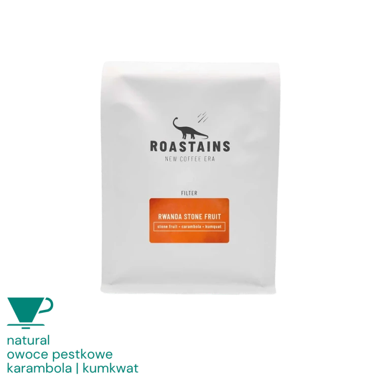 Roastains Rwanda Stone Fruit filter 1 kg | CoffeeLove