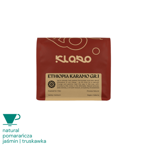 Klaro Etiopia Karamo Gr.1 filter 250 g | CoffeeLove