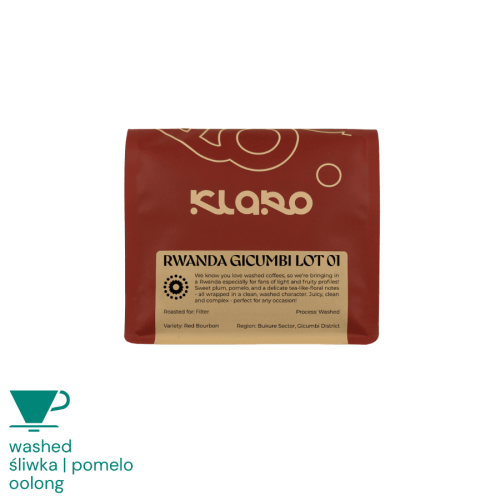 Klaro Rwanda Gicumbi Lot 01 filter 250 g | CoffeeLove