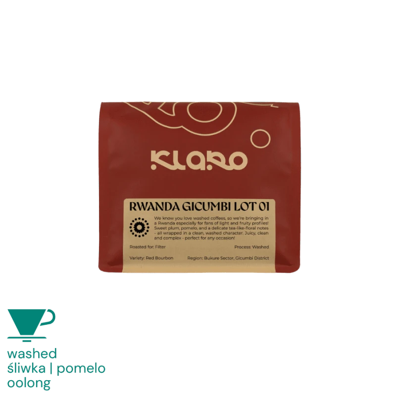 Klaro Rwanda Gicumbi Lot 01 filter 250 g | CoffeeLove