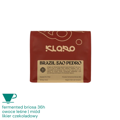 Klaro Brazylia Sao Pedro filter 250 g