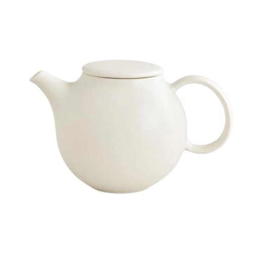 Kinto Pebble teapot czajniczek do herbaty 480 ml biały | CoffeeLove