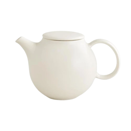 Kinto Pebble teapot 480 ml czajniczek do herbaty biały