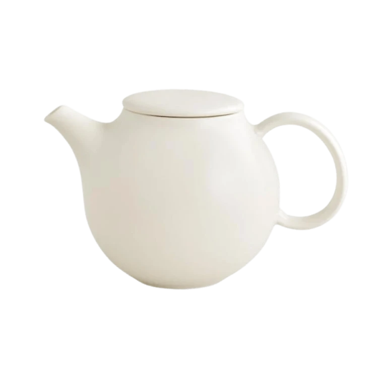 Kinto Pebble teapot czajniczek do herbaty 480 ml biały | CoffeeLove
