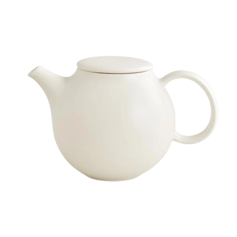Kinto Pebble teapot czajniczek do herbaty 480 ml biały | CoffeeLove