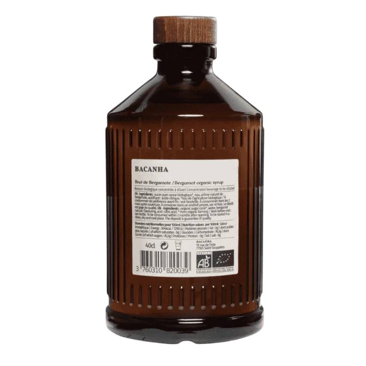 Bacanha syrop o smaku bergamotki 400 ml | CoffeeLove