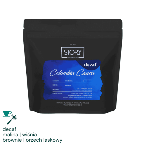 Story Coffee Kolumbia Cauca Decaf 250 g | CoffeeLove