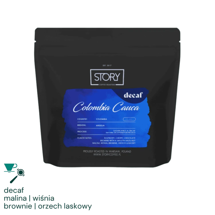 Story Coffee Kolumbia Cauca Decaf 250 g | CoffeeLove