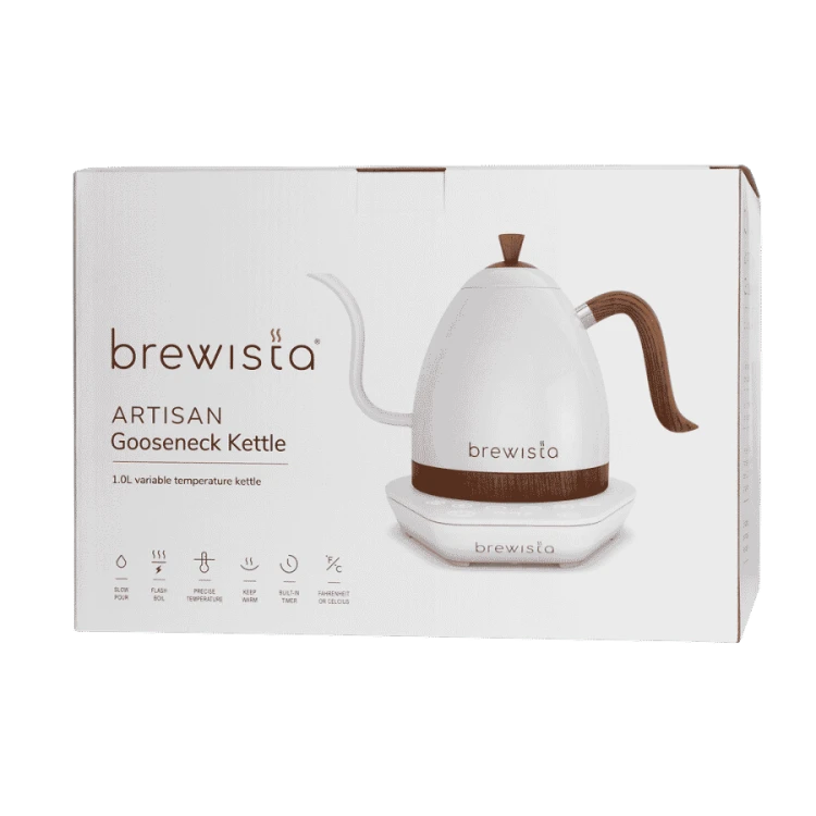 Brewista Artisan Variable Temperature Kettle Biały Mat 1l Czajnik elektryczny | CoffeeLove