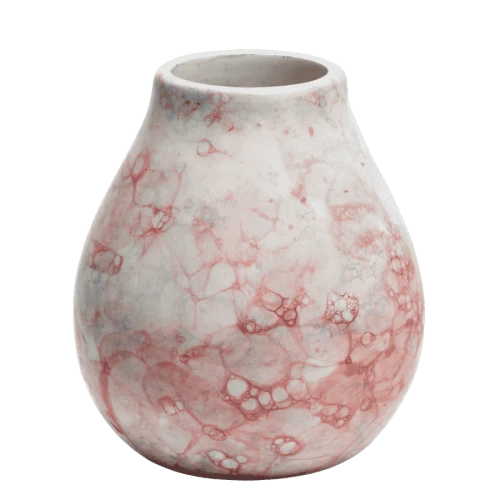 Naczynie do yerba mate Matero Marmol Pink 350 ml