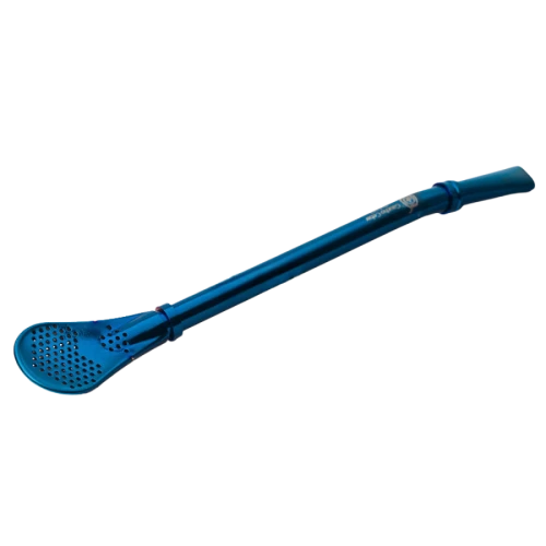 Bombilla La Mulata 15,5 cm kolor niebieski