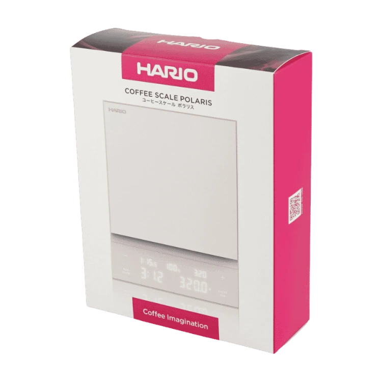 Hario Polaris Scale White waga do kawy | CoffeeLove