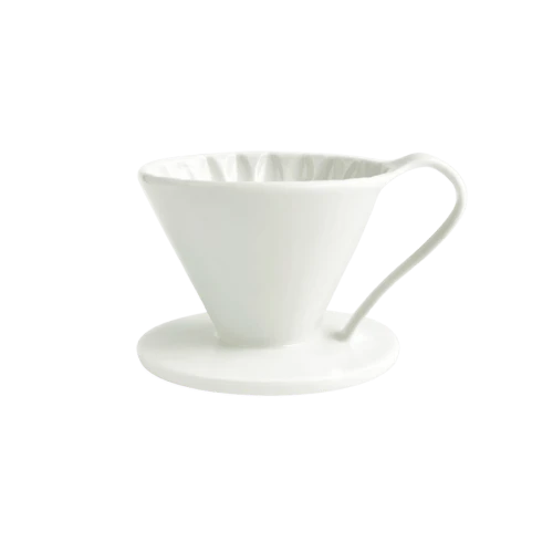 Cafec Flower Cup 1 - dripper ceramiczny (rozmiar 01) biały