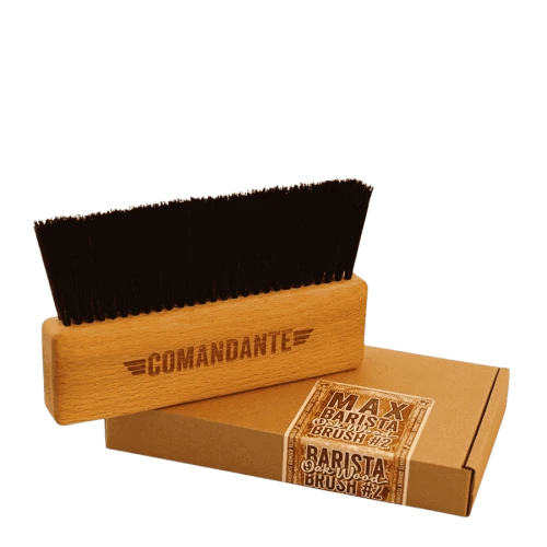 Comandante Barista Brush #2 szczotka z drewna dębu i naturalnego włosia